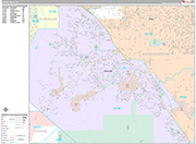 Chino Hills  Wall Map Premium Style